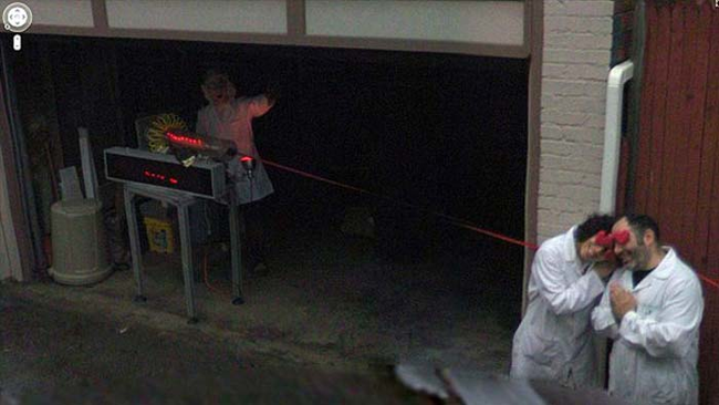 Google Map Kamerasına Yansıyan İlginç Anlar