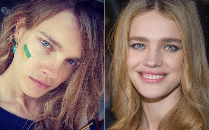 Makyajsız Natalia Vodianova