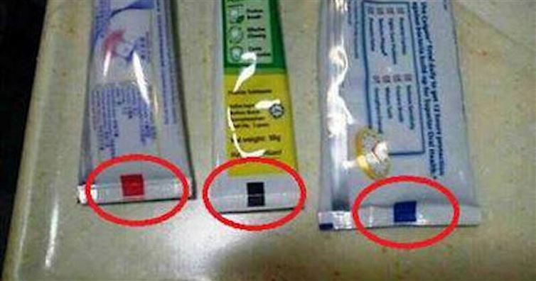 Diş Macunu Tüpündeki Renklerin Anlamları