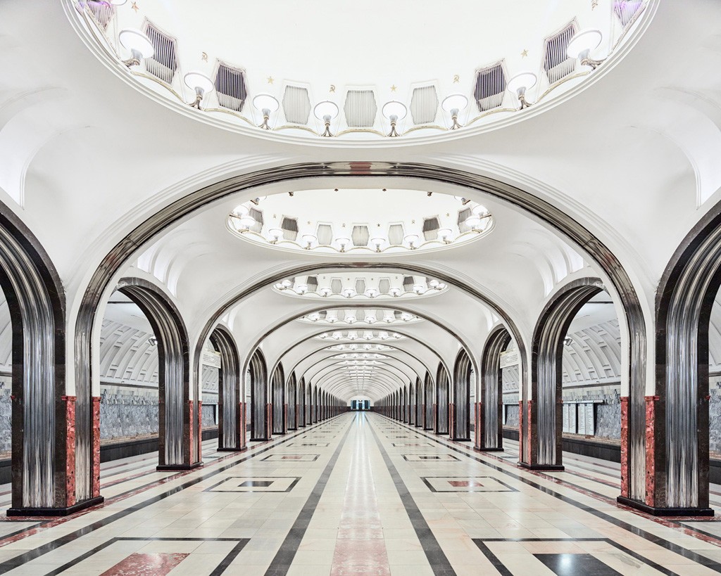 Moskova Metro İstasyonları Görünümü