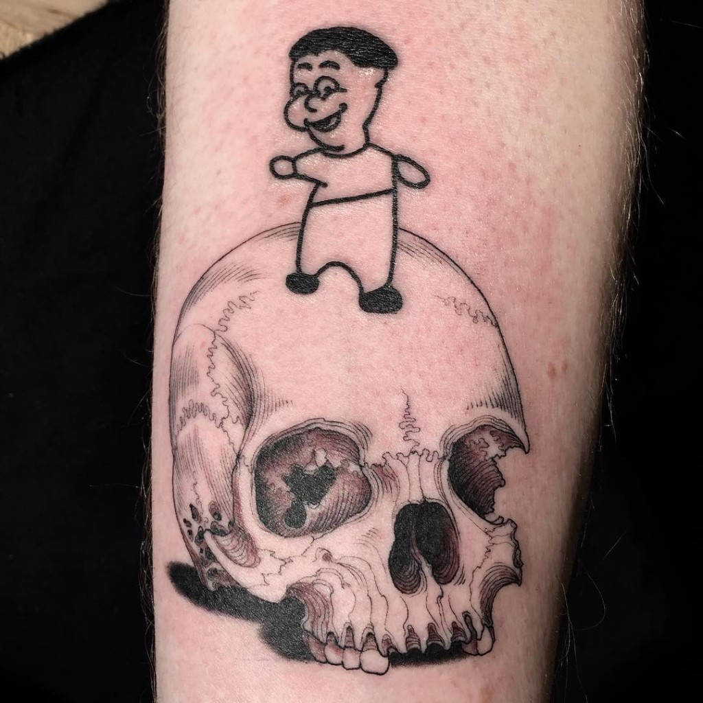 Şansına Ne Çıkarsa Dövme Çalışması Scott Campbell