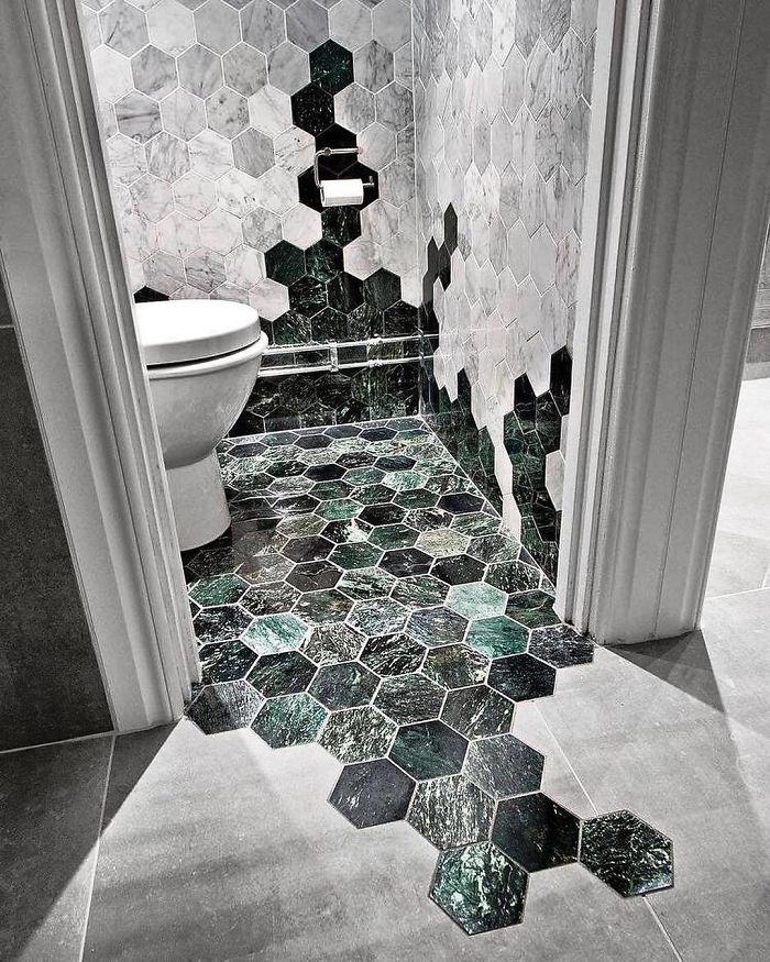 Hexagonal ve Modern Tuvalet Tasarımları