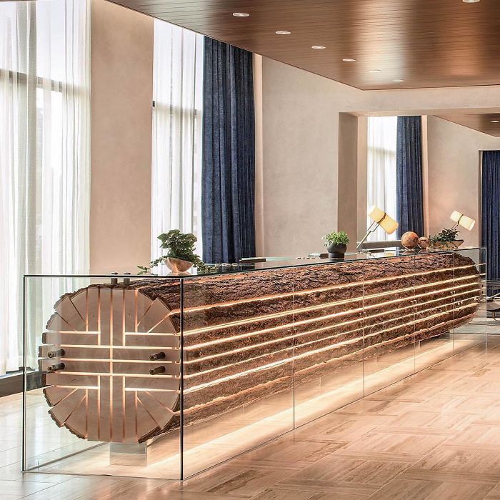 Otel için Tasarım Karşılama Deski