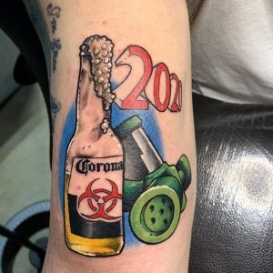 corona bira dövmesi 2020